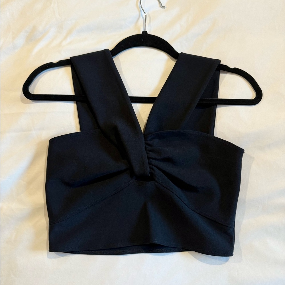 Abercrombie Black Women's Twist Front Top